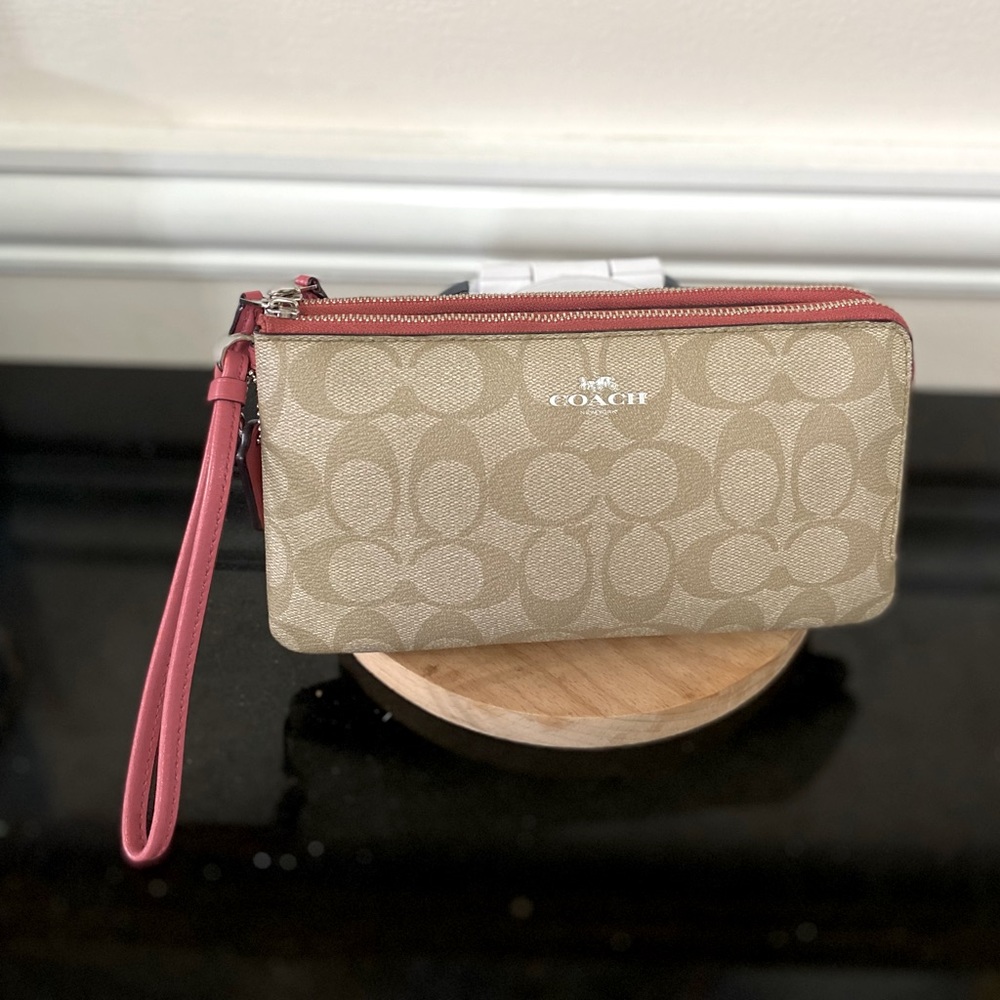 Coach Double Zip Wallet